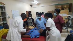 TFL Uganda 2022: Clinical explanation during the repeat training in Kawempe Hospital