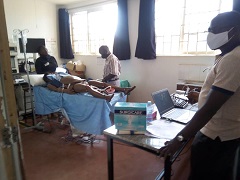 TFL Uganda 2020: Hybrid Train-the-trainer session in Mbale Hospital in times of COVID-19